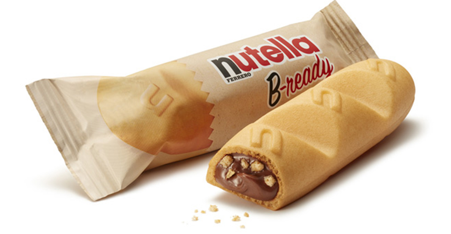 Nutella B-ready przepyszny baton wypełniony Nutellą Nutella B-ready przepyszny baton wypełniony Nutellą
