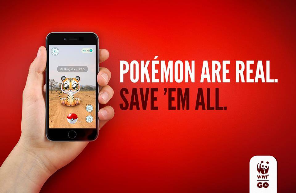 WWF i Karmimy Psiaki – kampanie uświadamiające w odpowiedzi na Pokemon GO WWF i Karmimy Psiaki – kampanie uświadamiające w odpowiedzi na Pokemon GO